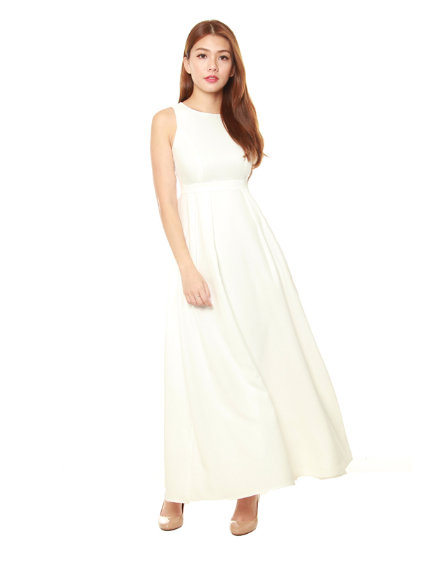 Avery Maxi Dress in White