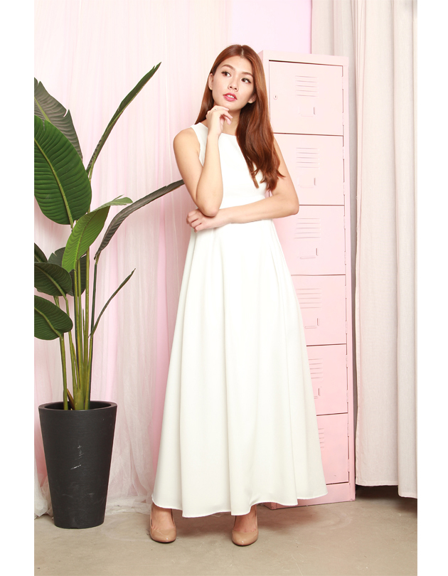 Avery Maxi Dress in White