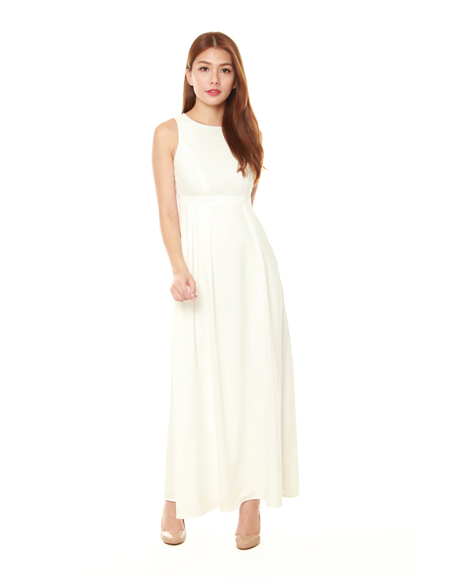 Avery Maxi Dress in White