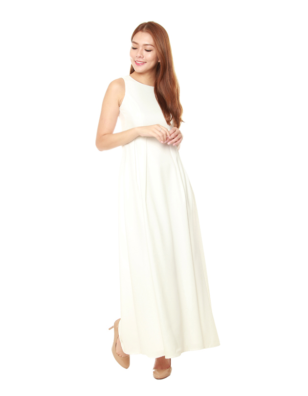 Avery Maxi Dress in White