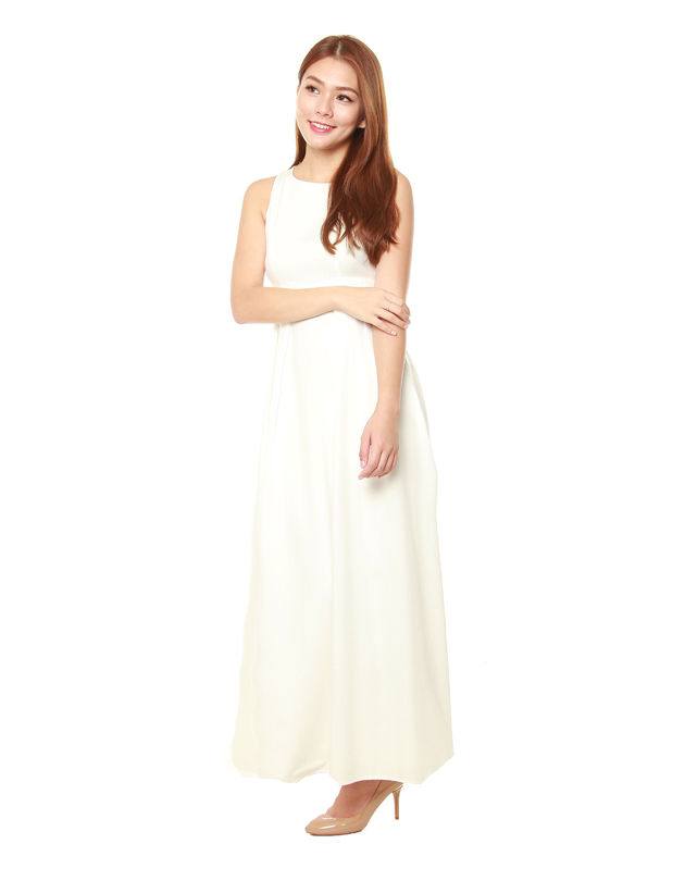 Avery Maxi Dress in White