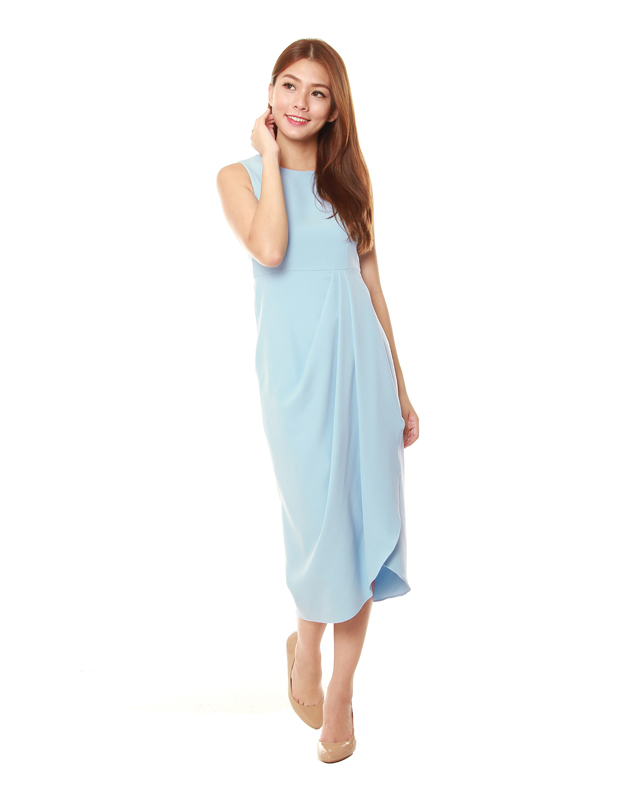 Tara Dress in Powder Blue