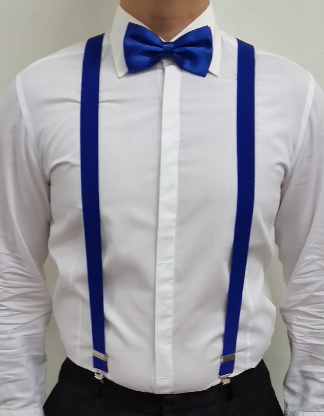 Suspenders in Royal Blue - The BMD Shop - Your Bridesmaid Dresses Specialist