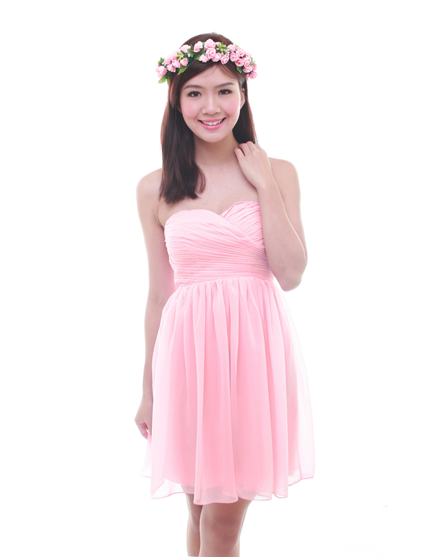 cotton candy pink dress